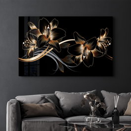 Wallity Pintura Decorativa de Vidrio Templado Multicolor 46 x 72 cm